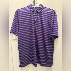 Classic Purple Striped Polo Shirt by Black Clover